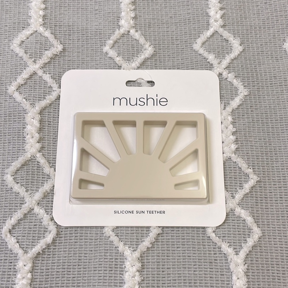 New Boutique Mushie Sun Baby Teether